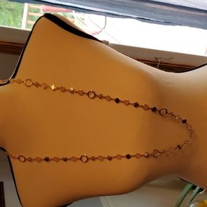 Gold tone necklace